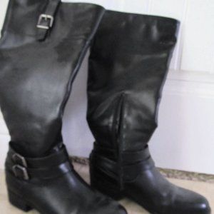 Tall Black Boots sz 10